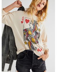Free People Queen Of Hearts Long Sleeve - Multicolour