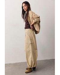 Free People - Wild Winds Cinched Wide-Leg Jeans - Lyst