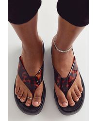 Melissa - Jelly Platform Thong Sandals - Lyst
