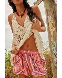 Free People - Good Fortune Stripe Shorts - Lyst