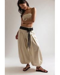 Free People - Moonflower Pull-On Balloon Jeans - Lyst