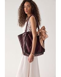 Free People - Milan Leather Tote - Lyst