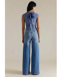 Free People - Kellee High-Rise Palazzo Jeans - Lyst