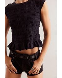 Free People - Sylvie Tee - Lyst