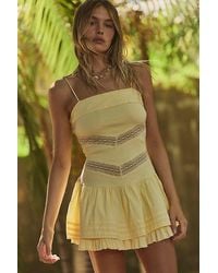 Free People - Bliss Beauty Mini Dress - Lyst