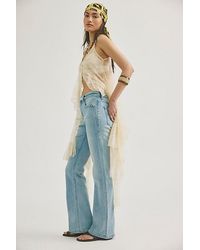 Free People - Double Knot High-Rise Straight Bootcut Jeans - Lyst