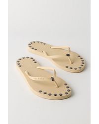 Brizza Arezzo - Keepsake Embellished Thong Sandals By - Lyst