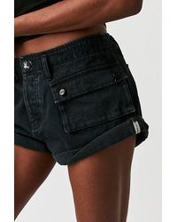 One Teaspoon - Oneteapsoon Bandits Low-waist Denim Shorts - Lyst