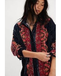 Free People - We The Free One Night Velvet Top - Lyst