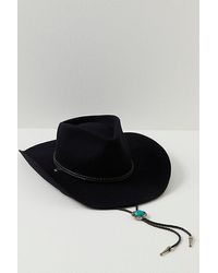 Free People - Sawyer Band Felt Hat At In Black - Lyst