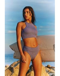 Rhythm - Wave Break Cross Back Surf Top - Lyst