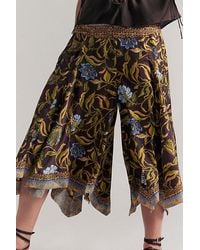 Free People - Sweet Reaction Pull-On Wide-Leg Crop Pants - Lyst