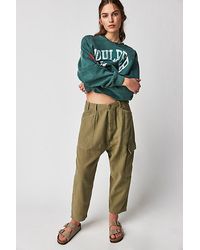 Free People - Bay To Breakers Trousers At In Washed Pine, Size: Xs - Lyst