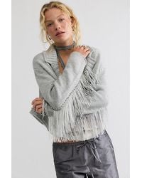 Urban Outfitters - Cropped Rodeo Trench Sweater - Lyst