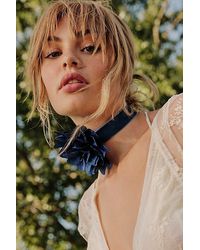 Free People - Melody Choker At In Midnight Blue - Lyst