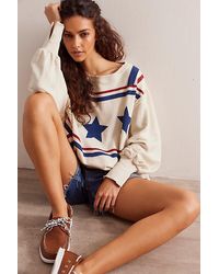 Free People - Graphic Camden Pullover - Lyst