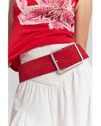 Free People - Suede Hex Hip Belt - Lyst