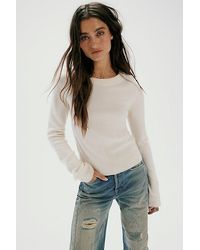 Free People - Malibu Cashmere Crewneck Sweater - Lyst