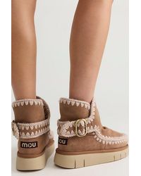 Mou - Bounce Buckle Boots - Lyst