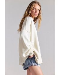 Free People - Venice V-neck Sweatshirt - Lyst