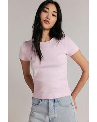 Free People - Atlas Crew Tee - Lyst