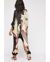 Free People Sarita Fall Jumpsuit By Carolina K - Black