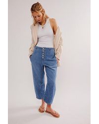 Free People - Osaka Jeans At Free People In Calypso, Size: 24 - Lyst