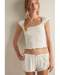 Only Hearts - Millie Portrait Tee Shortie Set - Lyst