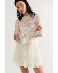 Free People - Woodland Whispers Mini Dress - Lyst