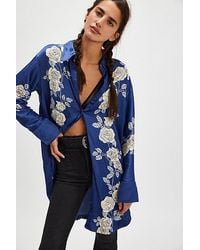 Free People - Off The Vine Button Down Top - Lyst