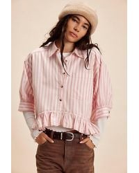 Free People - We The Free Bailey Stripe Shirt - Lyst