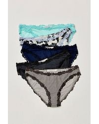 Intimately By Free People - Charlie Lace Microfiber Bikini Undies 5-Pack By - Lyst