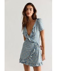 Free People - Wildest Dreams Mini Dress - Lyst