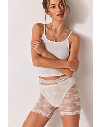 Free People - For You Lace Bike Shorts - Lyst
