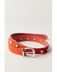 Free People - Rhodes Suede Belt - Lyst