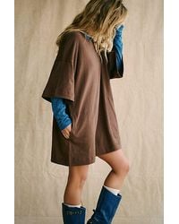 free-est - Essential Extreme Tee Mini Dress By - Lyst