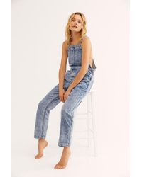 Free People The Boyfriend Overall By We The Free - Blue