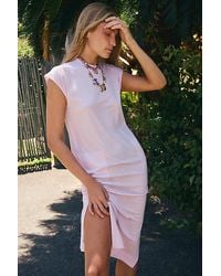 Free People - All Day Long Midi T-Shirt Dress - Lyst