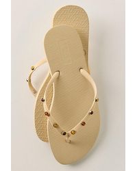 Brizza Arezzo - Englewood Embellished Flip Flops By - Lyst