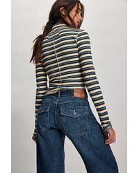 Free People - Good Good Stripe Turtleneck Top - Lyst
