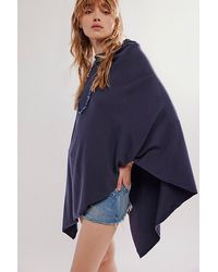 Free People - Simply Triangle Poncho Jacket - Lyst