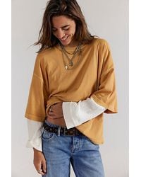 Free People - Perfect Oversized Tee - Lyst
