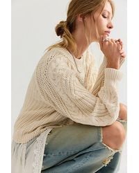 Free People - Frankie Cable Sweater - Lyst