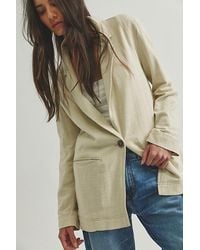 Free People - Beckett Boyfriend Blazer - Lyst