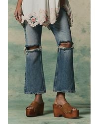 Free People - Front Row Wrap Clogs - Lyst