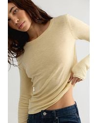 Free People - Tinsley Long Sleeve Top - Lyst