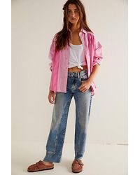 Free People - We The Free Striped Up Shirt - Lyst