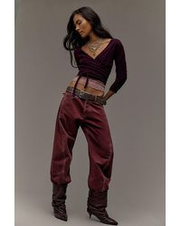 Free People - Fable Washed Cord Twisted Jeans - Lyst