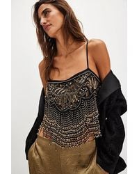 Free People - Night Moves Fringe Top - Lyst