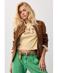 Daydreamer - Let's Go Girls Slim Tee - Lyst